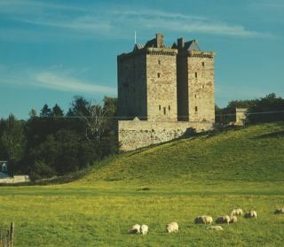 Borthwick Castle Hotel Gorebridge Exterior foto